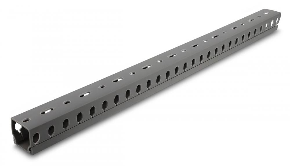 DELOCK cable management 22028, πλαστικό, 30x30mm, 1m, γκρι