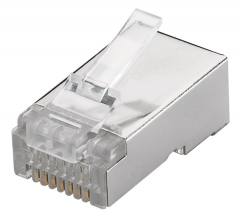 GOOBAY βύσμα RJ45 93829, CAT 6 STP, μεταλλικό, 10τμχ