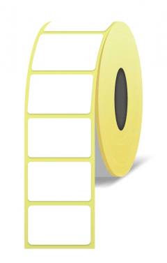 BURN OUT ρολό θερμικών αυτοκόλλητων ετικετών BO-41, 40x25mm, 1000 ετικέτες, λευκό