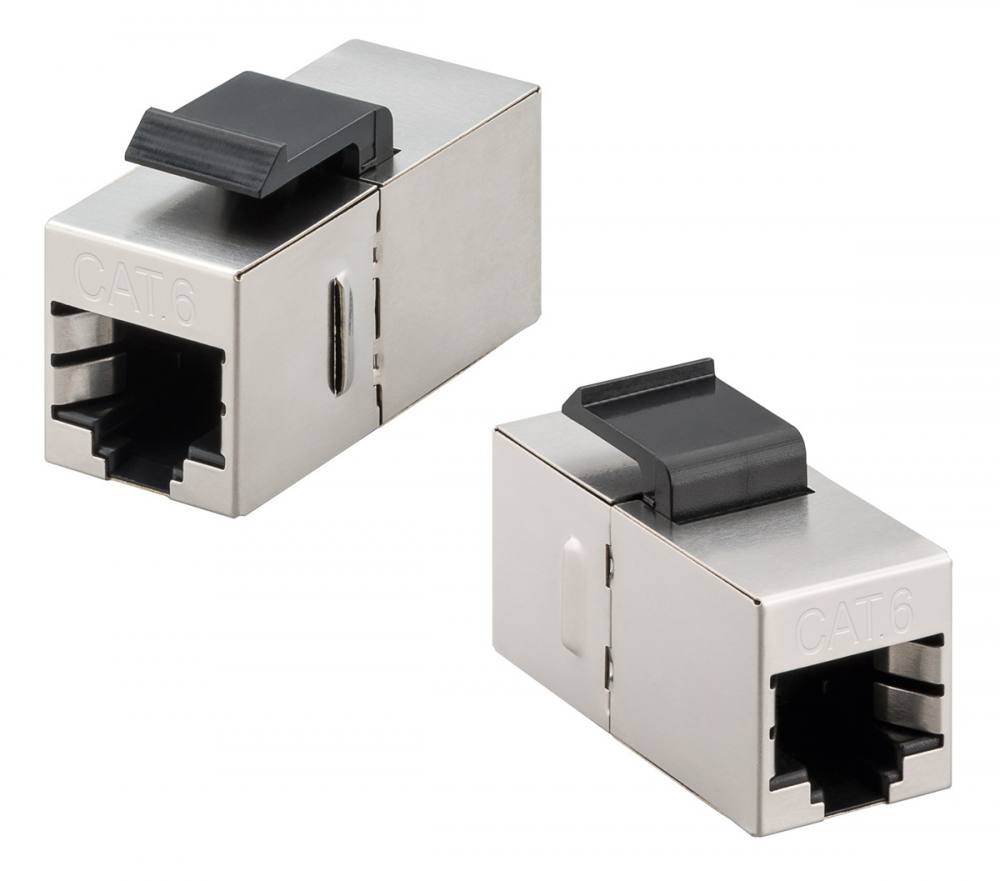 GOOBAY Keystone module RJ45 96100, CAT 6 STP, ασημί