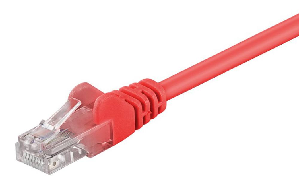 GOOBAY καλώδιο δικτύου 68379, CAT 5e U/UTP, CCA, 5m, κόκκινο