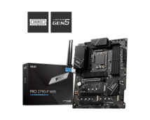 MSI MB PRO Z790-P WIFI, SOCKET INTEL LGA1700 14TH/13TH/12TH GEN, CS INTEL Z790, 4 DIMM SOCKETS DDR5, DP/HDMI, PCI-E GEN 4.0, 2.5