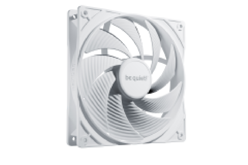 BEQUIET FAN PURE WINGS 3 140MM PWM HIGH-SPEED BL113, 1800RPM, 72,2CFM/122,6M3/H, 30,5dB, Lifespan 80000h, WHITE, 3YW.