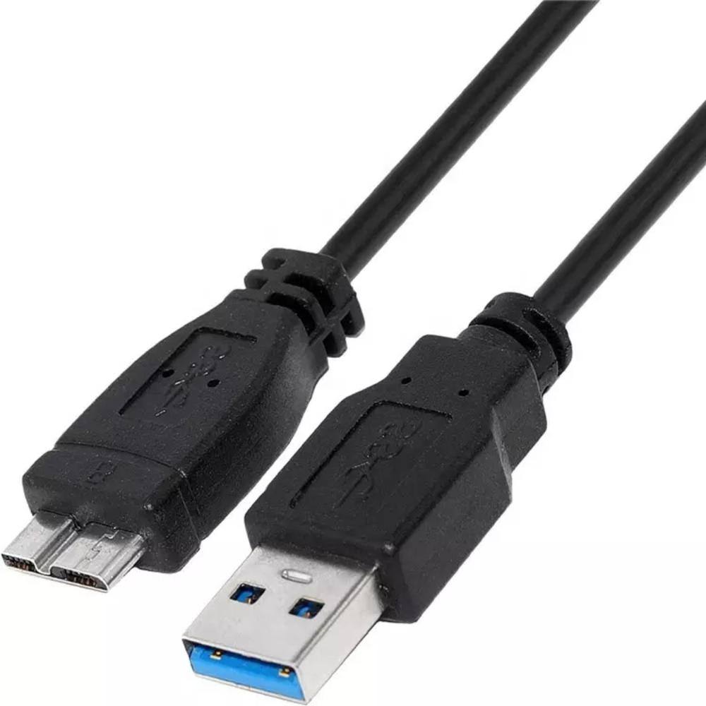 MediaRange USB-A to Micro-B USB 3.0 Charge and Sync Cable, USB 3.0, 5 Gbps, 5W max., 1.8m, Black (MRCS240)