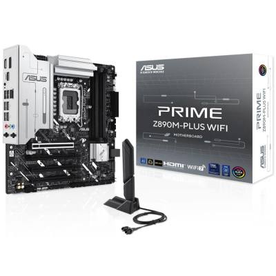ASUS PRIME Z890M-PLUS WIFI Intel Z890 LGA 1851 (Socket V1) micro ATX (90MB1J80-M0EAY0) (ASU90MB1J80-M0EAY0)