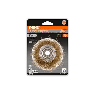 Shind Συρματοβουρτσα Γων.τροχου Φ75mm (SHI-94928) (SHI94928)