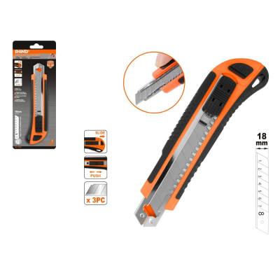 Shind Φαλτσετα Με Πλαστικη Λαβh Tpr Με 3 Λαμες 18mm (SHI-37559) (SHI37559)