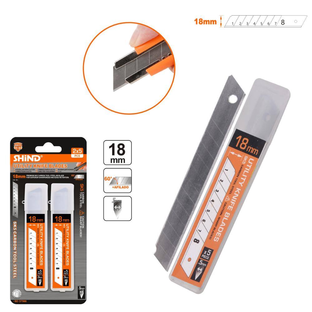 Shind Σετ Ανταλ/κες Λαμες Φαλτσετας 10 Τεμ. (SHI-37566) (SHI37566)