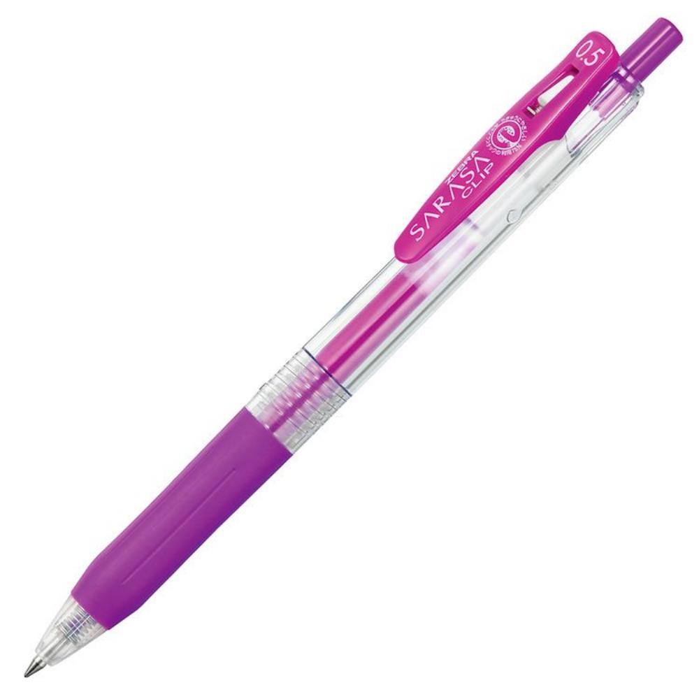 Zebra Sarasa Clip 0.5 Gel Pen Purple (ZB-35138) (ZEB35138)