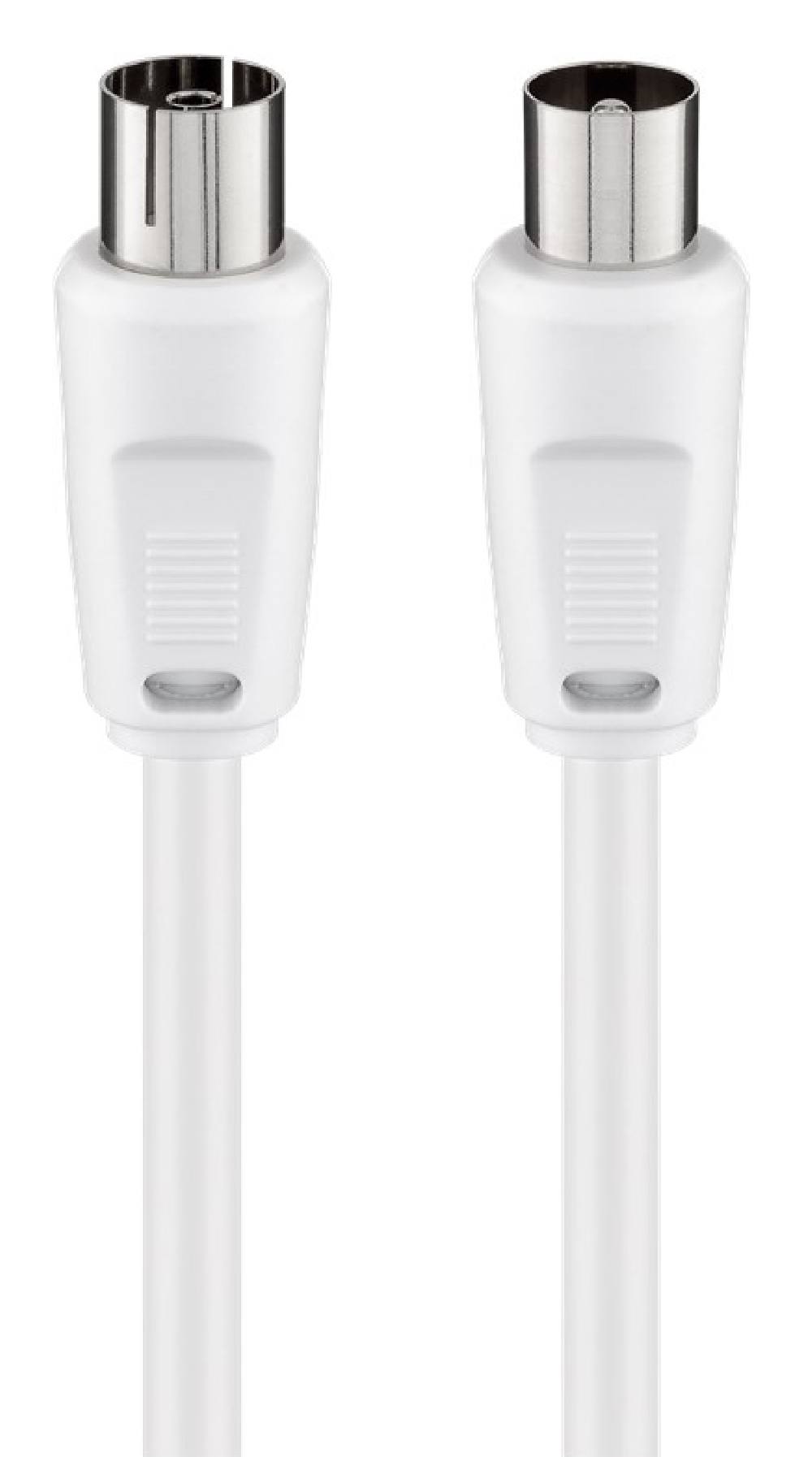 GOOBAY καλώδιο κεραίας αρσενικό σε θηλυκό 50125, 70 dB, CCS, 20m, λευκό