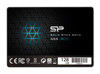 SILICON POWER SSD A55 128GB, 2.5", SATA III, 460-360MB/s, 7mm