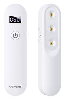 USAMS UV Αποστειρωτής ultra mini US-ZB159,με οθόνη & μπαταρία, λευκός