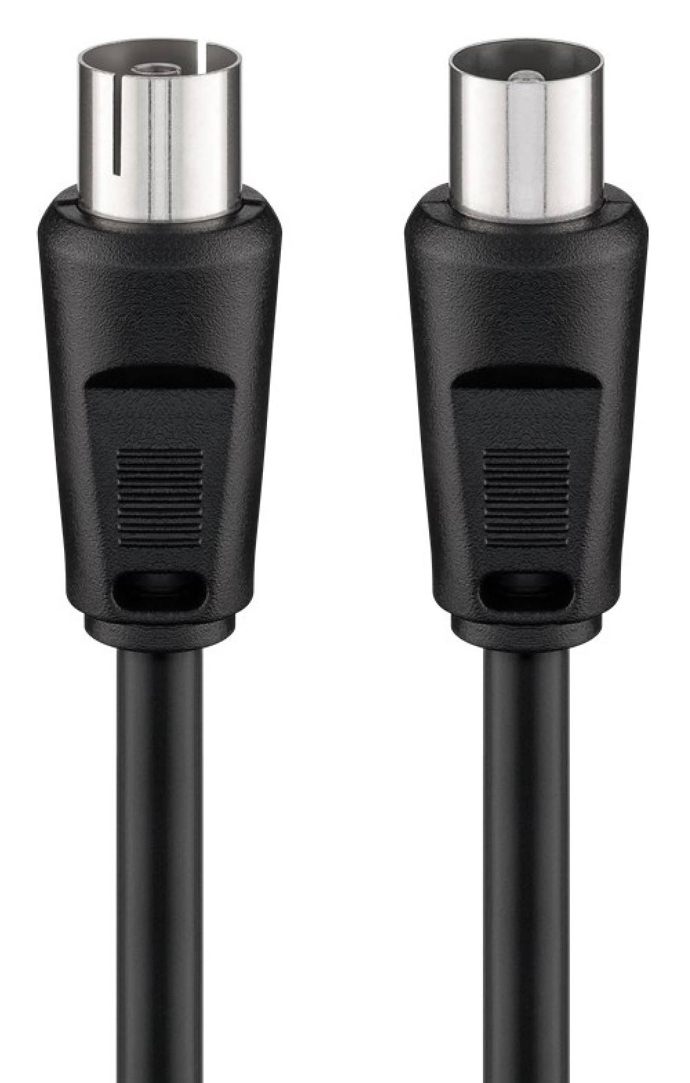 GOOBAY καλώδιο κεραίας αρσενικό σε θηλυκό 11509, 70dB, CCS, 0.5m, μαύρο