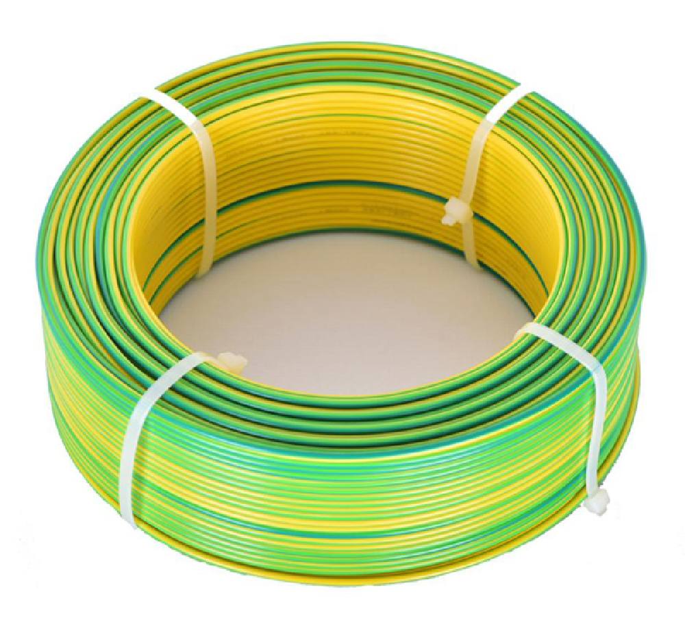 CABLEL καλώδιο H07V-U 4mm², 450/750V, 100m, κίτρινο-πράσινο