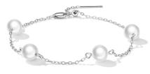 BAMOER βραχιόλι BSB090 με πέρλες, ασήμι 925, ασημί
