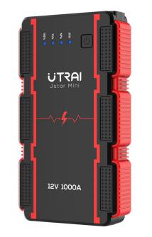 UTRAI εκκινητής μπαταρίας αυτοκινήτου JS-Mini με φακό, 12V/1000A, 13000mah