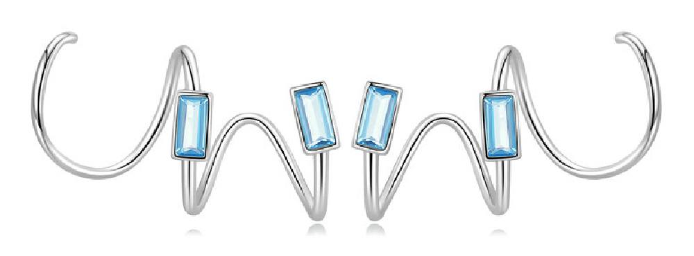 BAMOER σκουλαρίκια καρφωτά SCE1463 με κυβική ζιρκόνια, ασήμι 925, ασημί