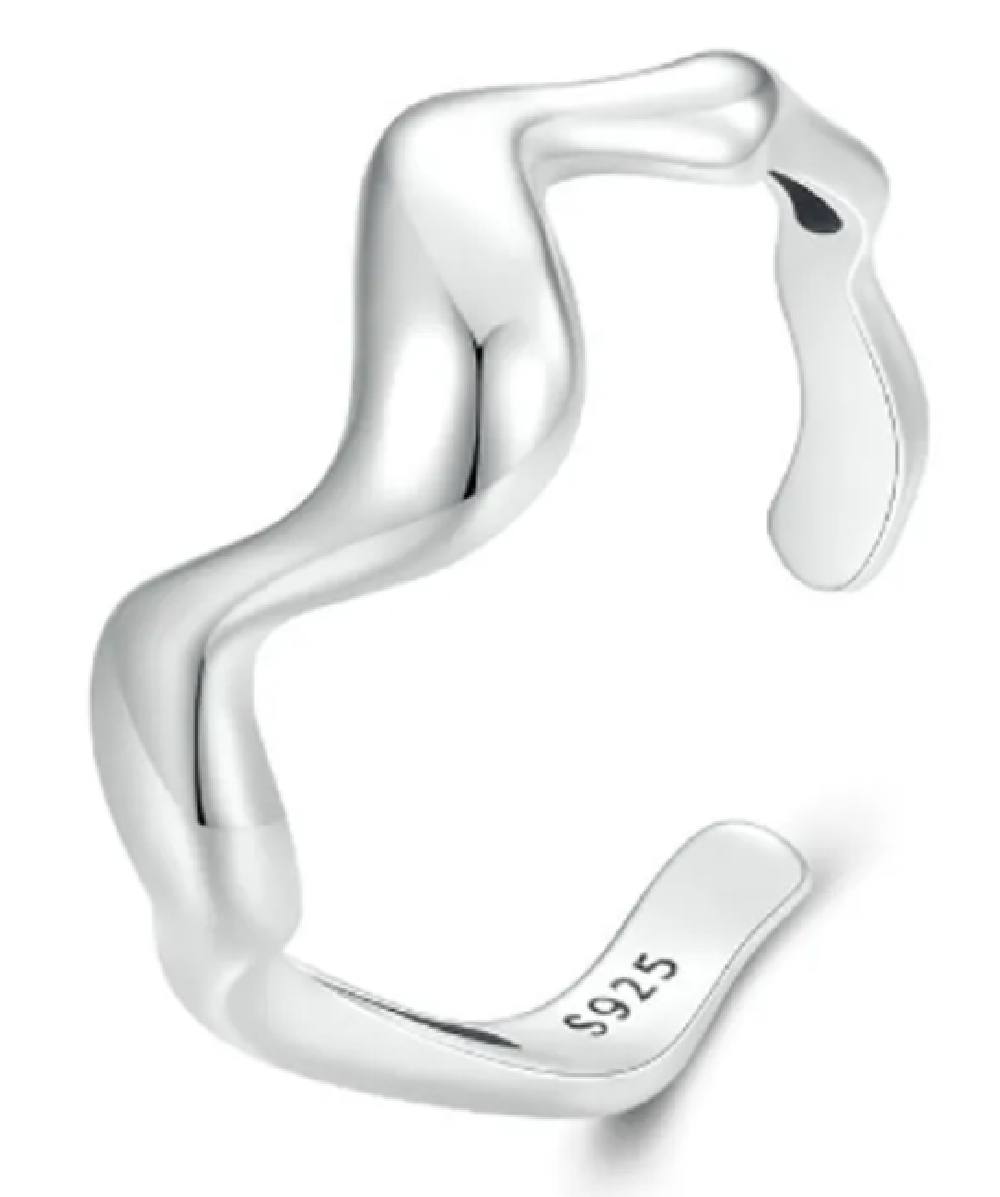 BAMOER δαχτυλίδι SCR954-E, ανοιγόμενο, ασήμι 925, ασημί