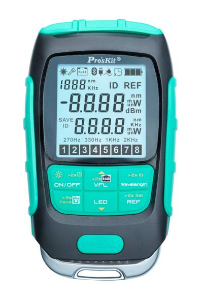PROSKIT πολύμετρο οπτικών ινών MT-7616, μέτρηση ισχύος & VFL, 30mW
