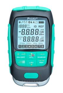 PROSKIT πολύμετρο οπτικών ινών MT-7616, μέτρηση ισχύος & VFL, 30mW