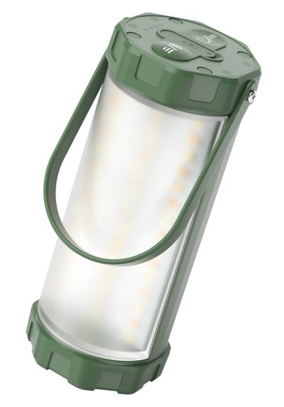 GLOCUSENT LED φανάρι GLCSNTCL001G, επαναφορτιζόμενο, έως 1200lm, IP68, πράσινο