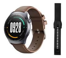 MIBRO smartwatch Lite 3 με 2x λουράκια, heart rate, 1.3" AMOLED, 2 ATM, γκρι/καφέ