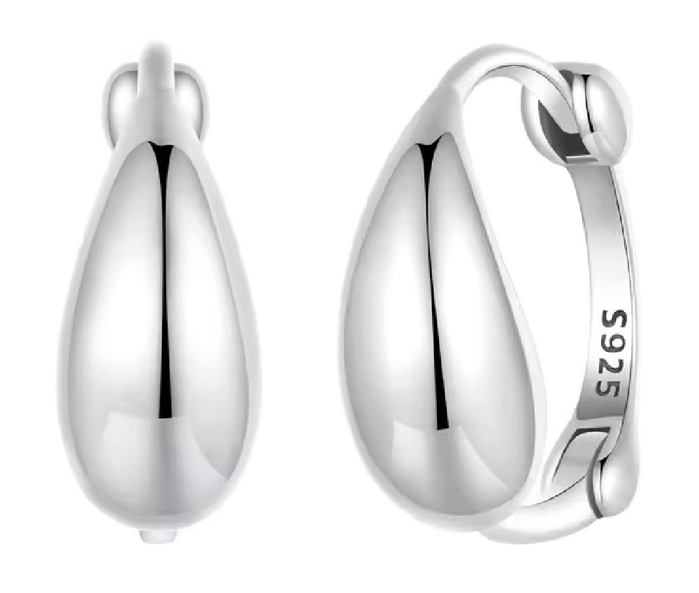 BAMOER σκουλαρίκια κρίκοι BSE1079, ασήμι 925, ασημί