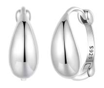 BAMOER σκουλαρίκια κρίκοι BSE1079, ασήμι 925, ασημί