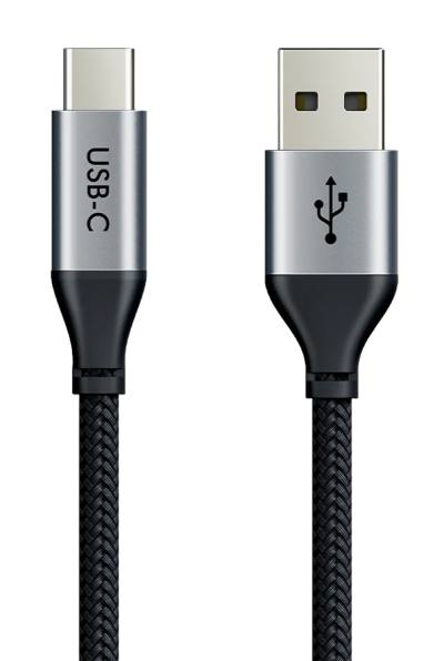 CABLETIME καλώδιο USB-C σε USB CT-C160-PU32-CMAMN1, 3A, 480Mbps, 0.25m, μαύρο
