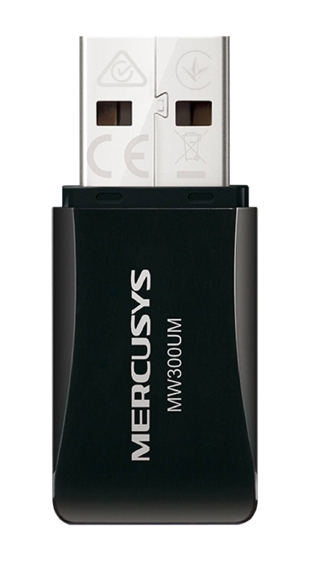 MERCUSYS ασύρματος USB αντάπτορας δικτύου MW300UM, 300Mbps, Ver 4.0