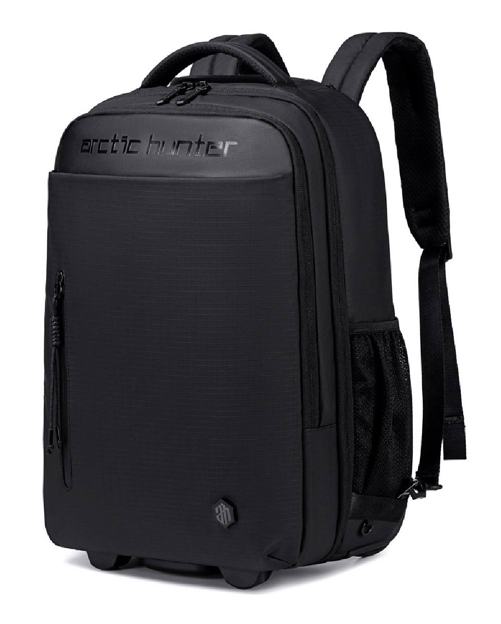 ARCTIC HUNTER τσάντα ταξιδίου LG1500165 με θήκη laptop 15.6", τροχήλατη, 27L, μαύρη