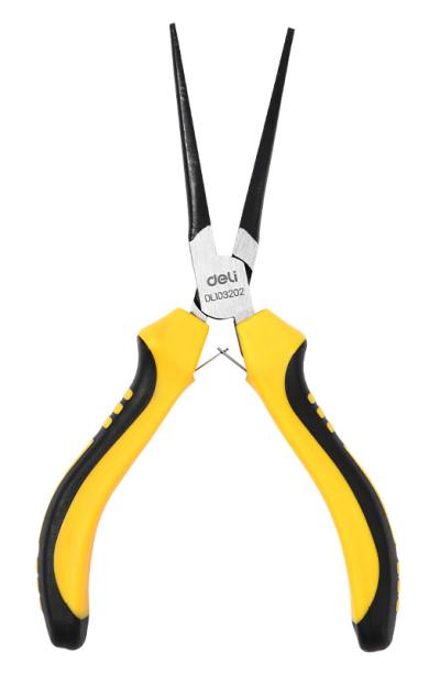 DELI μυτοτσίμπιδο ίσιο DL103202 με αντιολισθητικές λαβές, 150mm