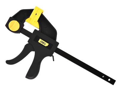 DELI σφιγκτήρας σκανδάλης DL110106 με μέγιστο άνοιγμα 150mm, μαύρος