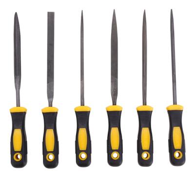 DELI σετ λίμες DL75108 με αντιολισθητική λαβή, μετάλλου, 160mm, 6τμχ