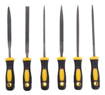 DELI σετ λίμες DL75108 με αντιολισθητική λαβή, μετάλλου, 160mm, 6τμχ