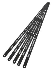 DELI σετ λάμες πριονιού σιδήρου/ξύλου DL4673, 300mm, 24 TPI, 5τμχ