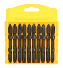 DELI σετ μύτες κατσαβιδιού DL252202 για δραπανοκατσάβιδο, διπλή κεφαλή, σταυρωτές, PH2x65mm, 10τμχ