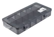 DELI ταμπακιέρα DL432304, 12 θέσεων, 26x13.5x4.4cm, πλαστική, μαύρη
