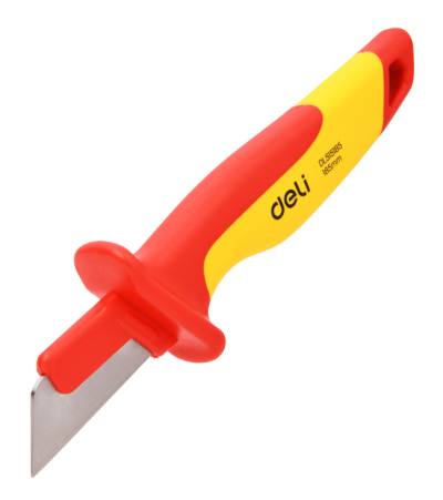 DELI μαχαίρι ηλεκτρολόγου DL515185, αντιολισθητική λαβή, VDE 1000V, 185mm