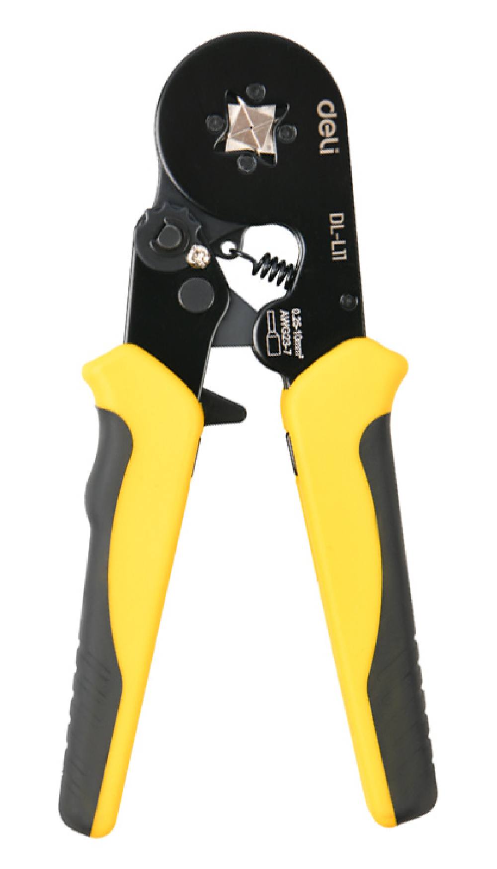 DELI πρέσα ακροδεκτών καλωδίων DL-L11, διατομής 0.25-10mm², 180mm