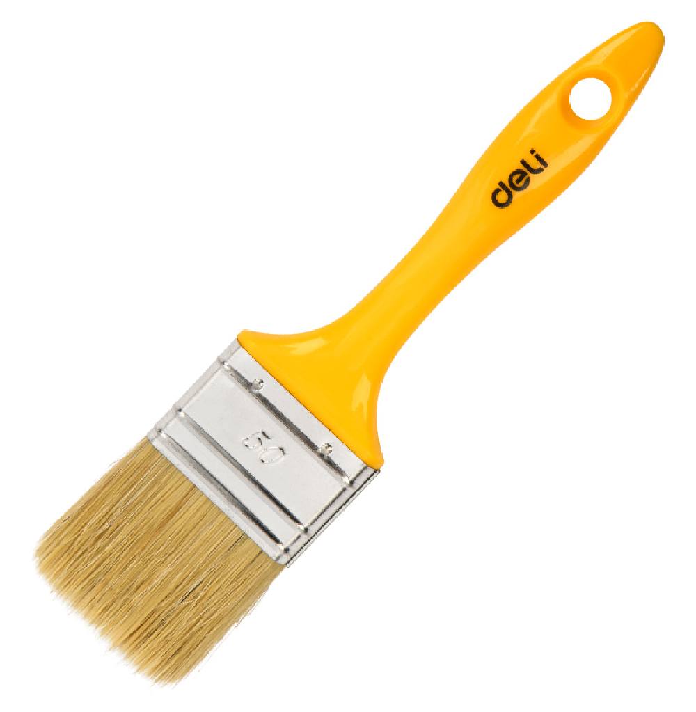 DELI πινέλο βαφής DL509135 με φυσικές τρίχες, πλαστική λαβή, 50mm