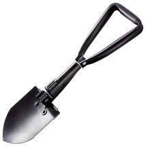 DELI φτυάρι χειρός DL554001 με θήκη, foldable, 47cm