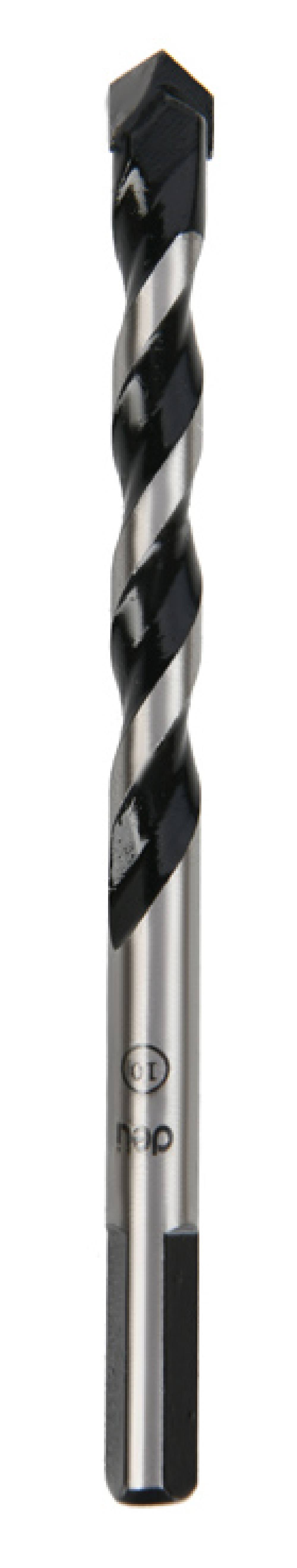 DELI σετ τρυπάνια DH-BWZ010-E1 για τοίχο/μέταλλο/ξύλο, 45# YG6X, 10x120mm, τρίπλευρο, 5τμχ