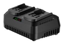 DELI φορτιστής μπαταριών εργαλείων μπαταρίας DE-CD20D4, 2 θέσεων, 20V 4A