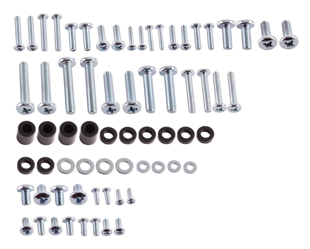 POWERTECH κιτ βιδών PT-1446 για εγκατάσταση βάσης τηλεόρασης, 68τμχ