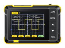 NIRSI παλμογράφος χειρός DSO152, 1 κανάλι, 200KHz, επαναφορτιζόμενος