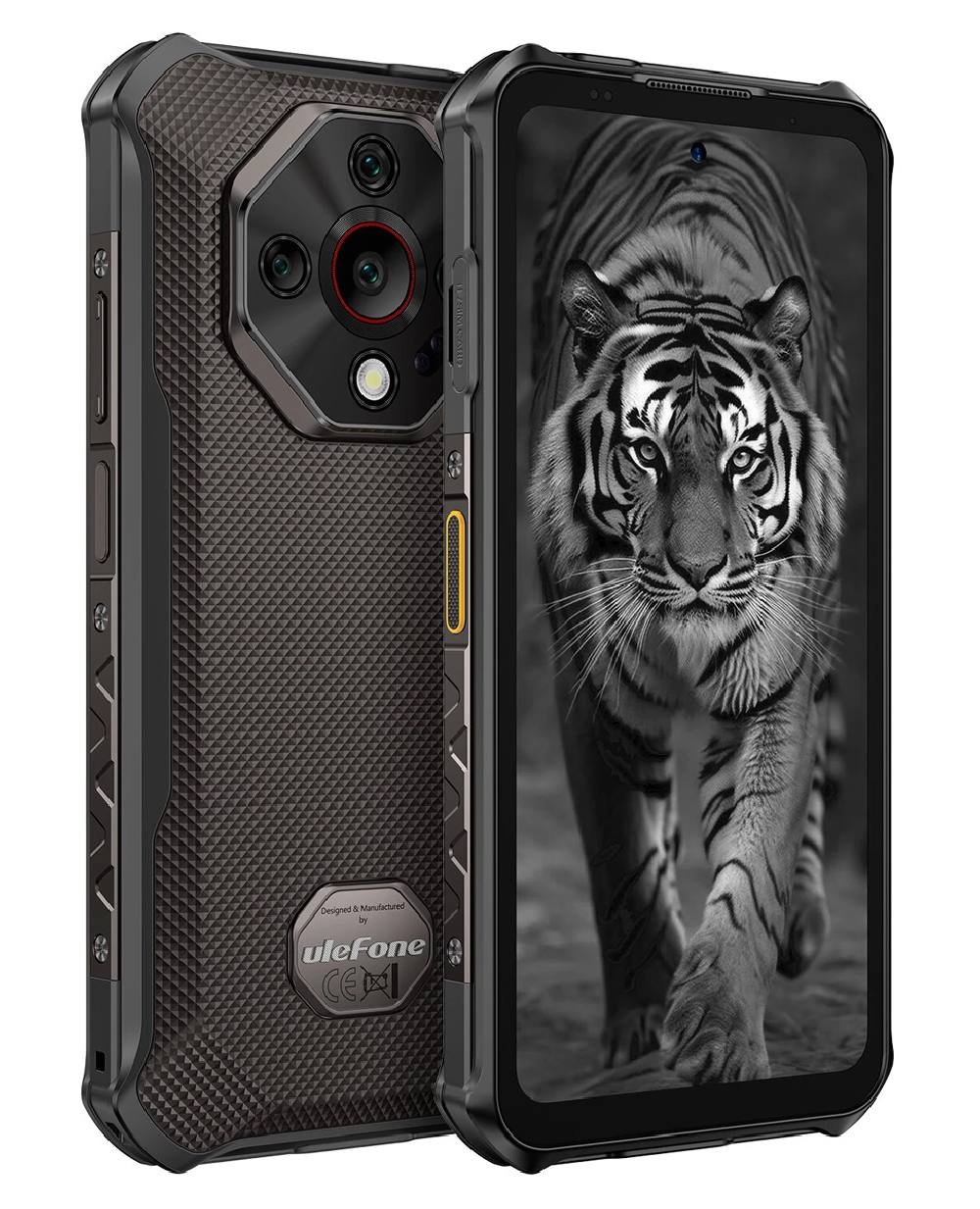 ULEFONE smartphone Armor X16, 6.56", 6/128GB, 10360mAh, IP68/IP69K/MIL-STD-810H, μαύρο