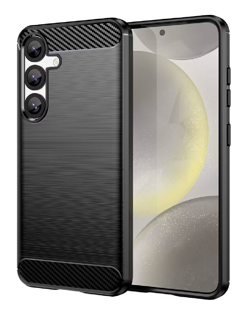 POWERTECH Θήκη Carbon MOB-2008 για Samsung S25, μαύρη