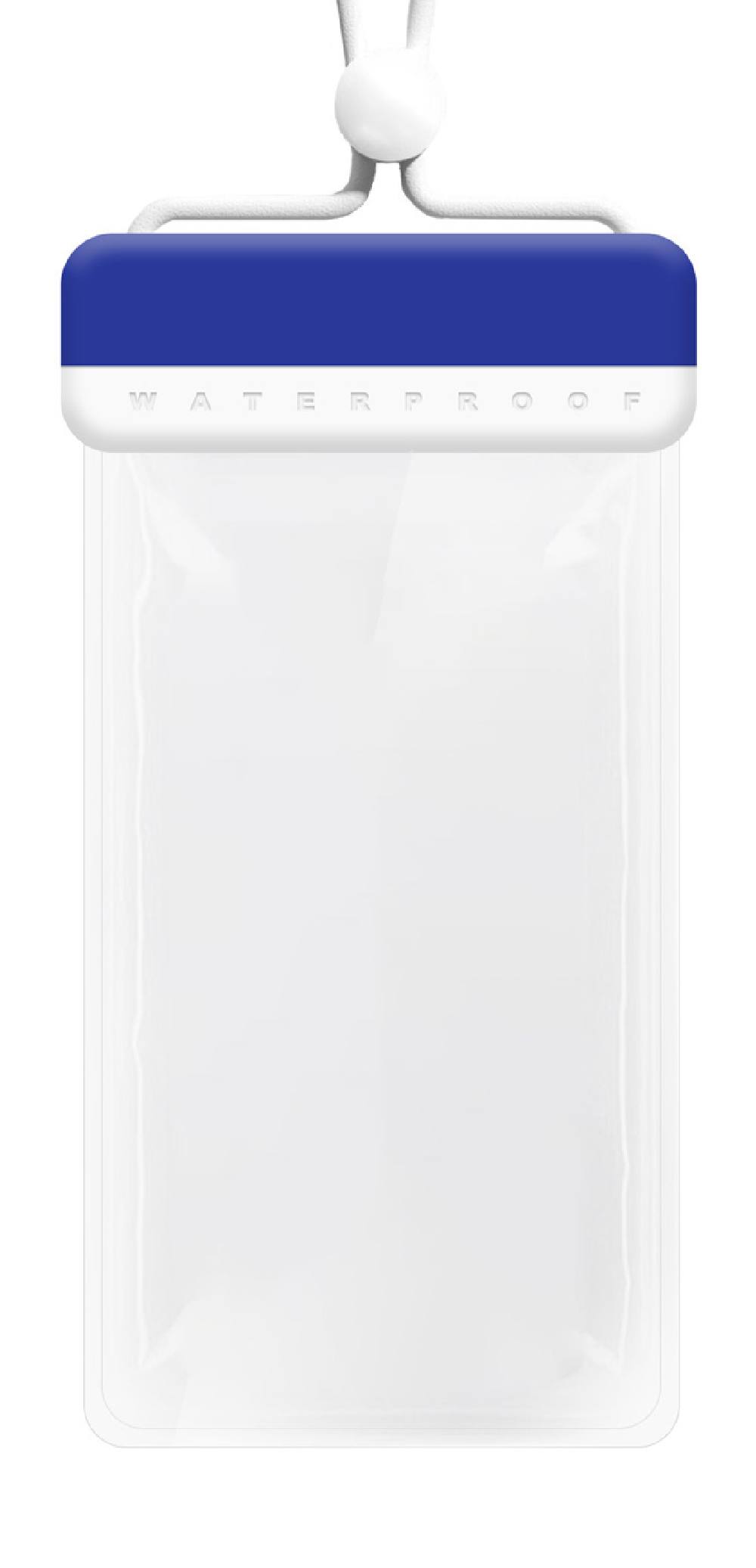 POWERTECH αδιάβροχη θήκη smartphone MOB-2013, IPX8, μπλε-λευκή