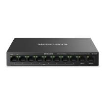 Mercusys 8-Port 10/100 Mbps + 2-Port Gigabit Desktop Switch with 8-Port PoE+ (MS110CMP) (MERMS110CMP)